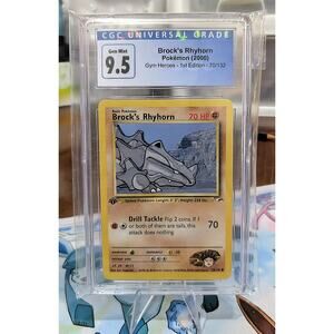 Brock's Rhyhorn 070/132 Gym Heroes Regular